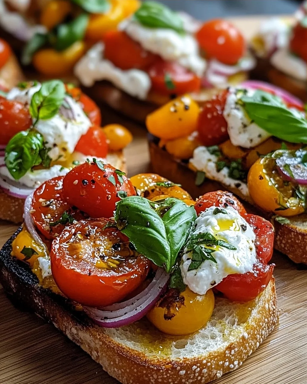 Bruschetta à la burrata