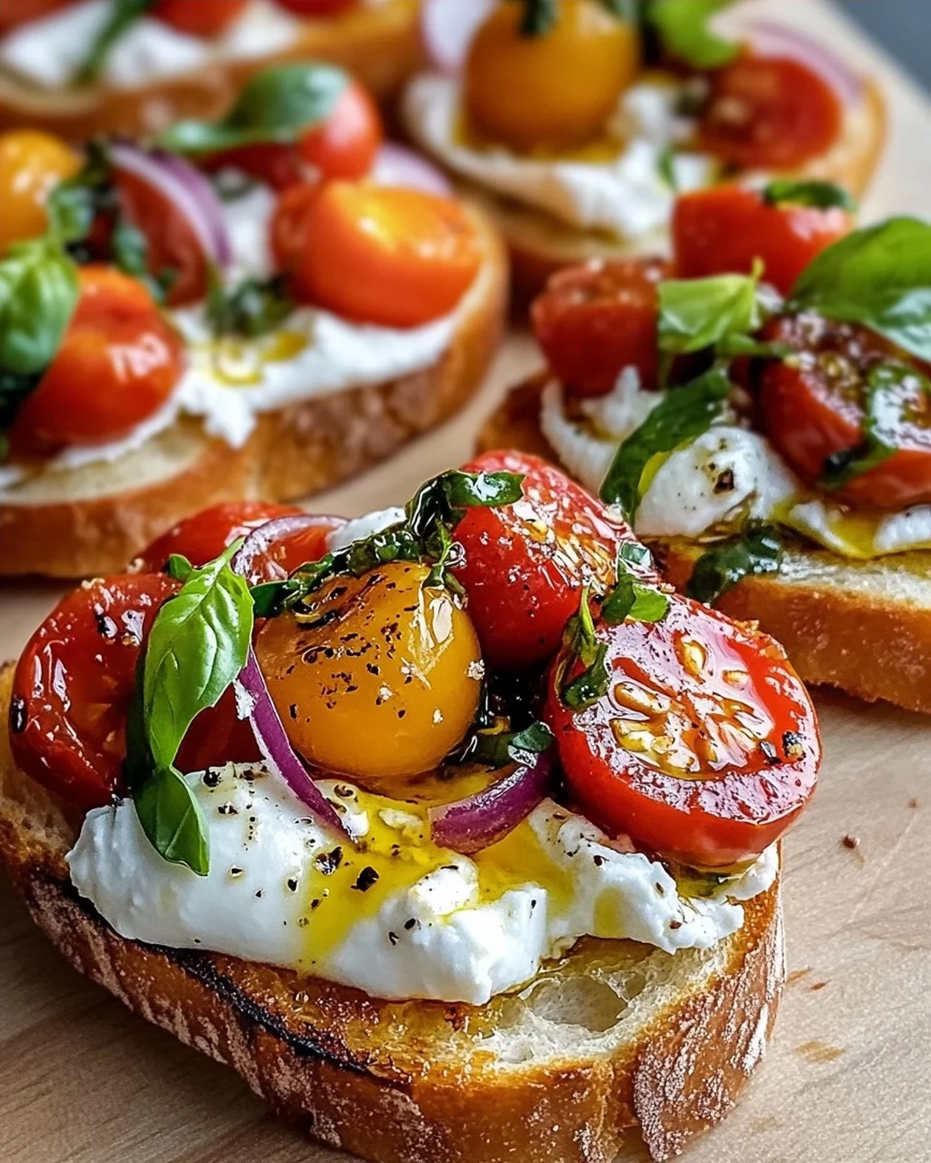 Bruschetta à la burrata