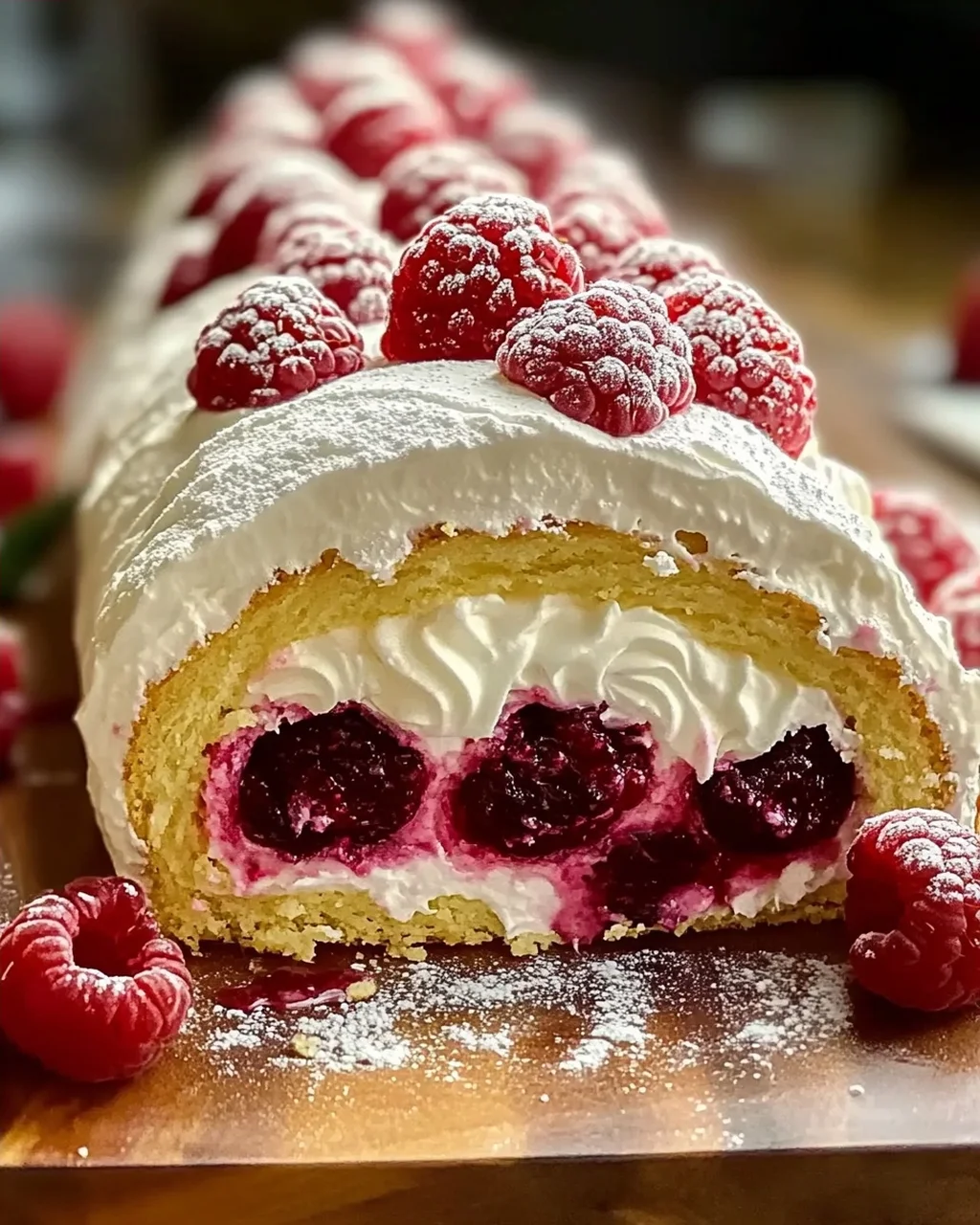 Bûche Chantilly Mascarpone et Framboises, un délice festif!