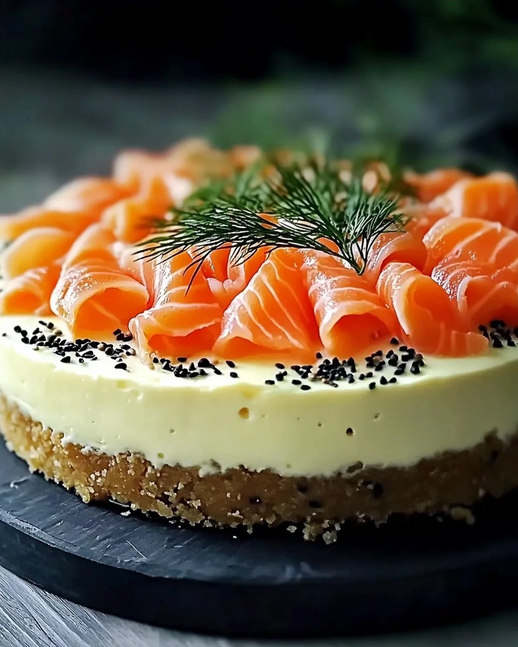 Cheesecake Au Saumon Fumé : Un délice crémeux irrésistible
