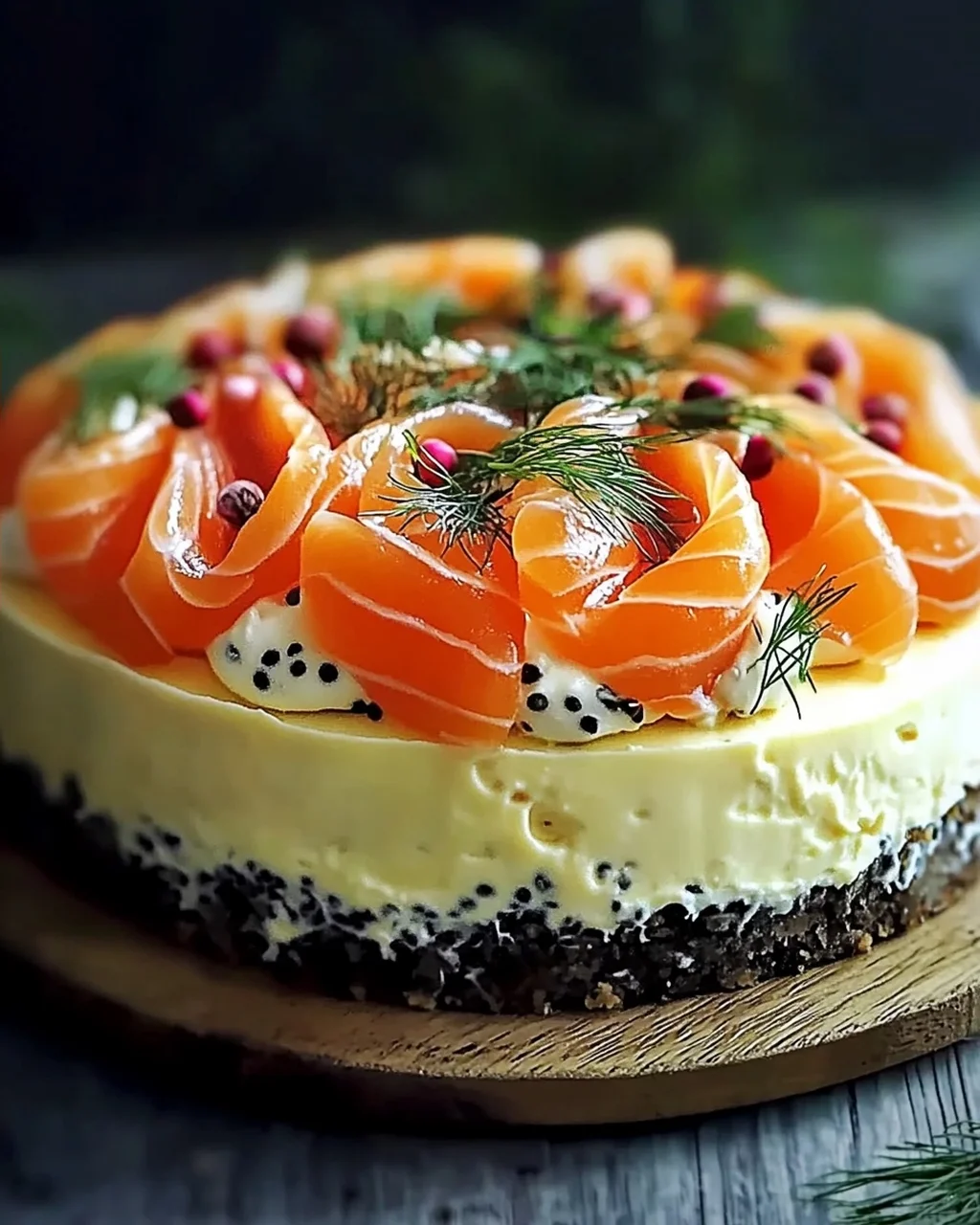 Cheesecake Au Saumon Fumé : Un délice crémeux irrésistible