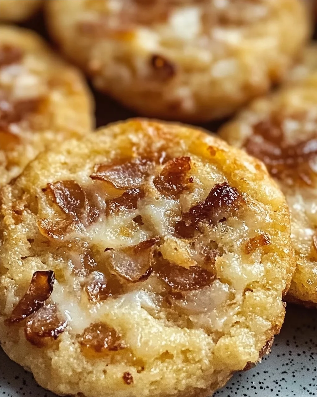 Cookies salés oignons caramélisés comté à préparer
