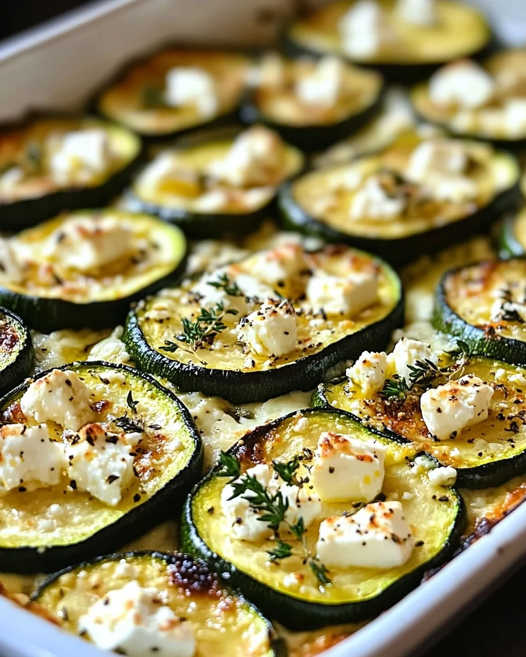 Courgettes Feta au Four : Délice Méditerranéen Facile et Savoureux
