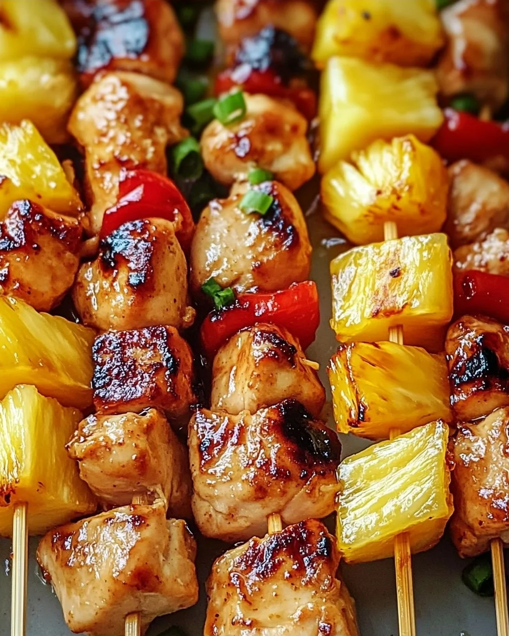 Délicieuses Brochettes Poulet Ananas Miel : un été tropical!