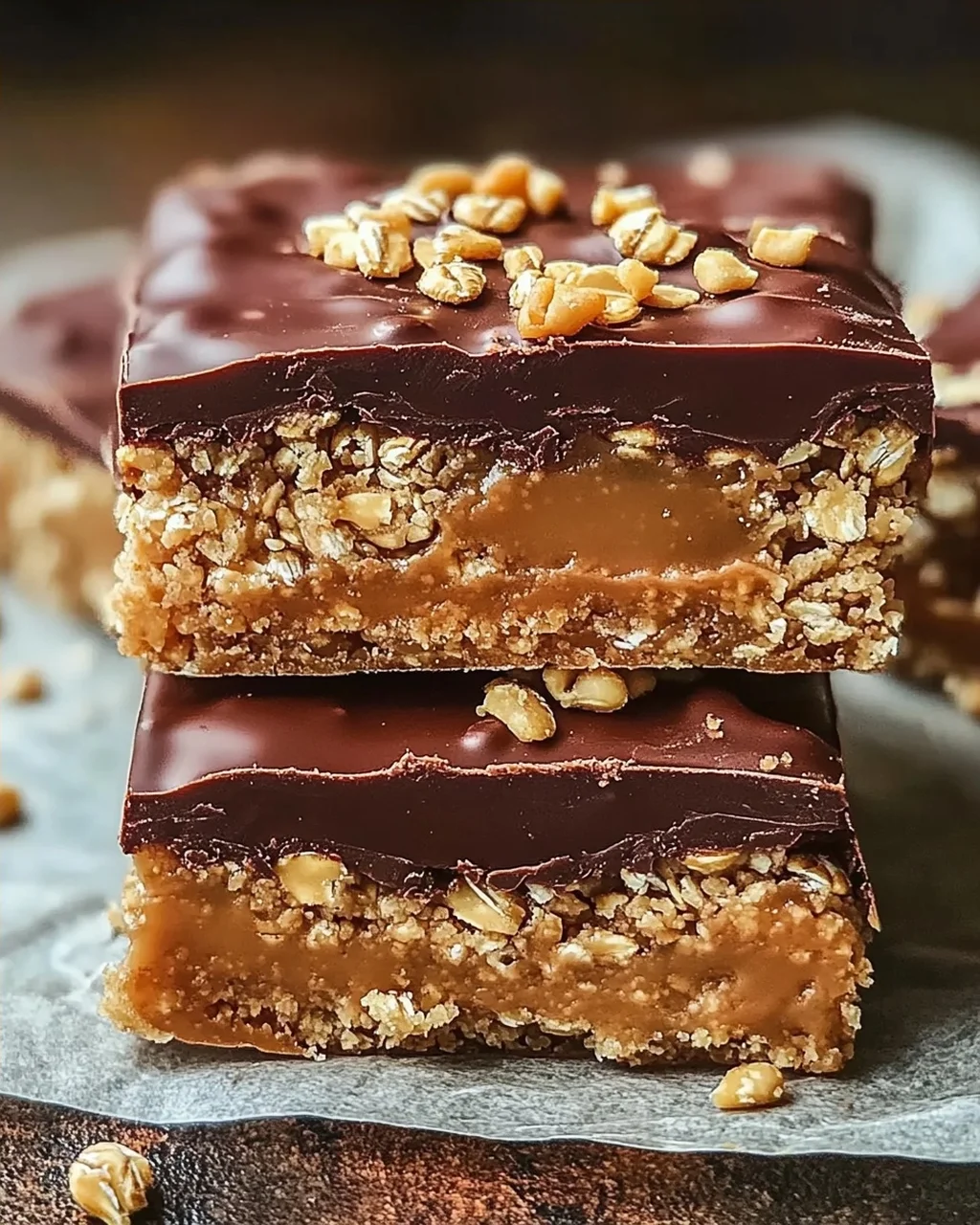 Délicieuses barres Snickers maison sans cuisson ni sucre raffiné