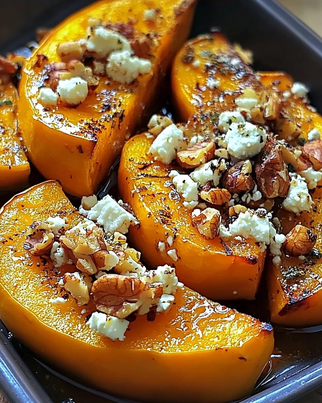 Délicieux Butternut Rôti au Miel, Feta et Noix : L'Automne en Fête