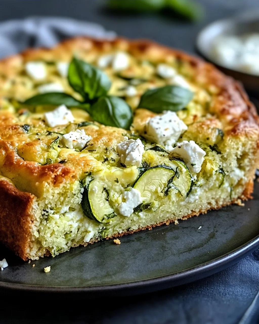 Délicieux Cake de Courgette, Feta et Basilic: Facile et Savoureux