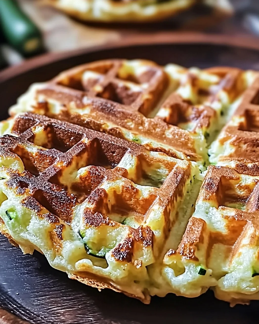 Gaufres de courgette : recette simple et rapide