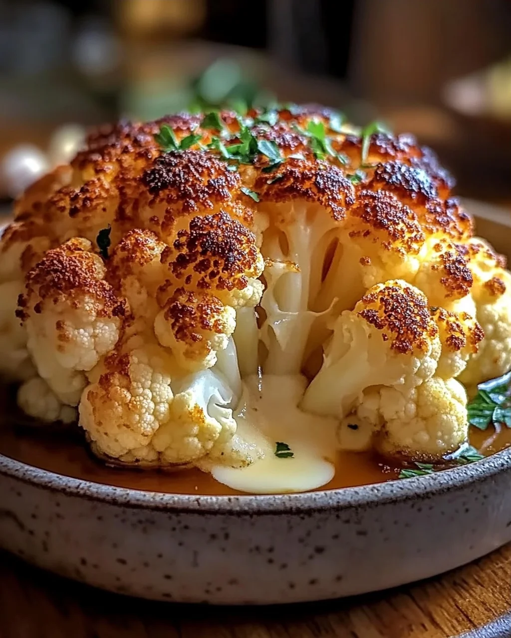 Irresistible chou-fleur rôti au beurre en 50 min à savourer