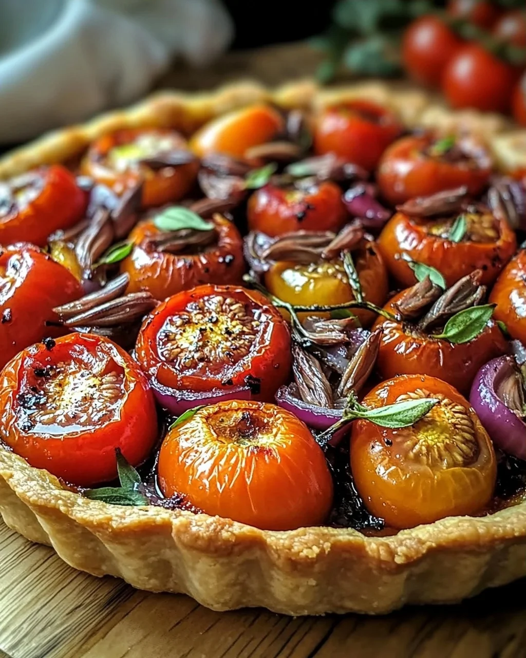 La Meilleure Tarte Méditerranéenne aux Tomates et Anchois