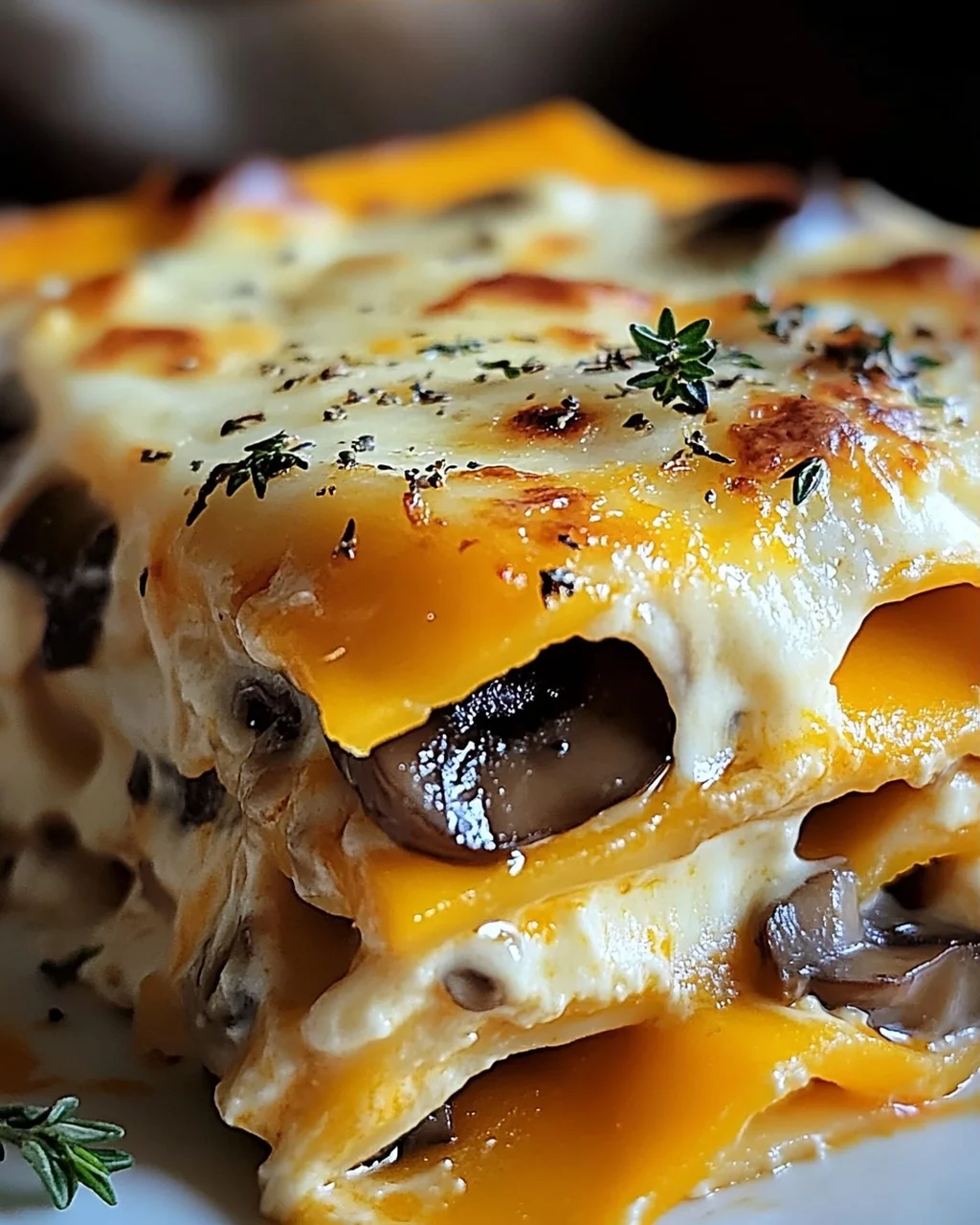 Lasagnes Courge Butternut Champignons — Un délice réconfortant !