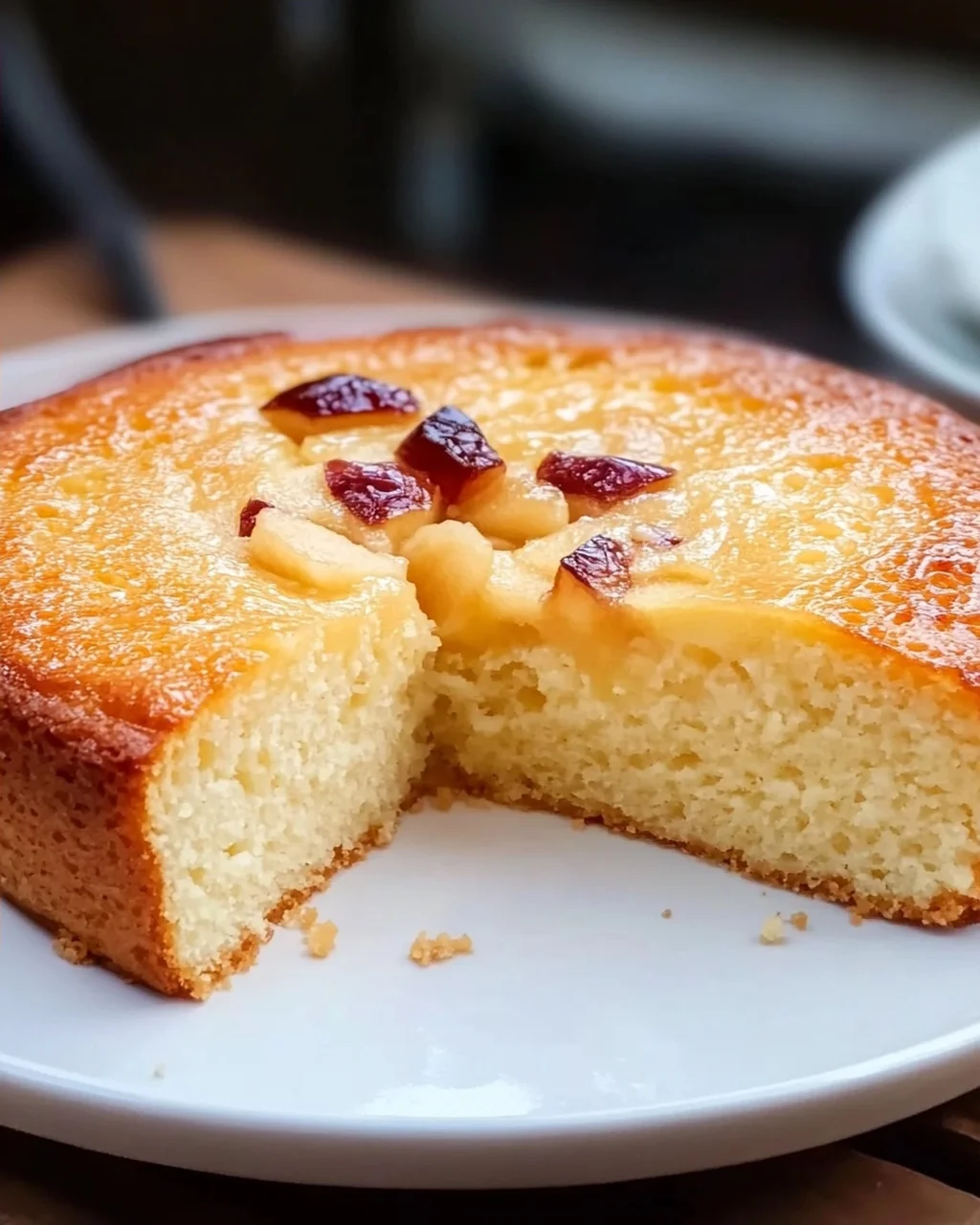 Le fabuleux gâteau au yaourt sans sucre et sans gluten, moelleux et léger