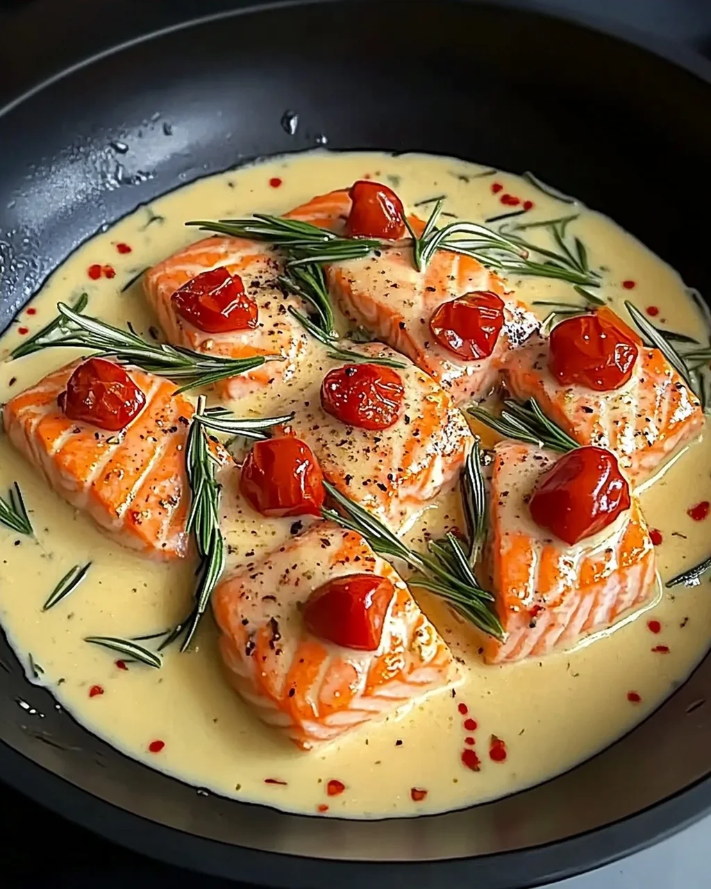 Pavé de Saumon à la Crème : Indulgence Simple et Délicieuse