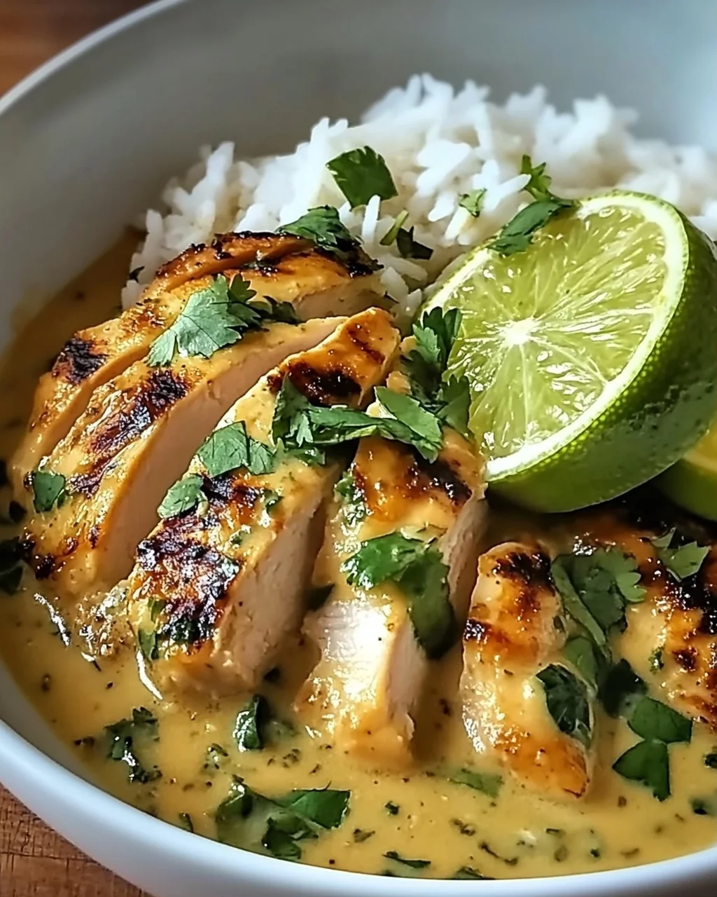 Poulet Exotique à la Noix de Coco et Citron Vert Facile et Délicieux