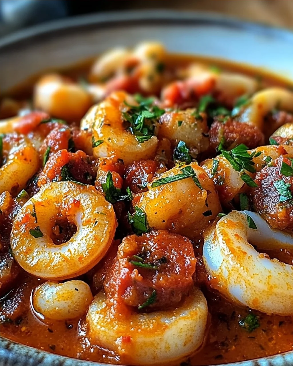Ragoût de Calamars au Chorizo de Laurent Mariotte : Savoureux et Réconfortant