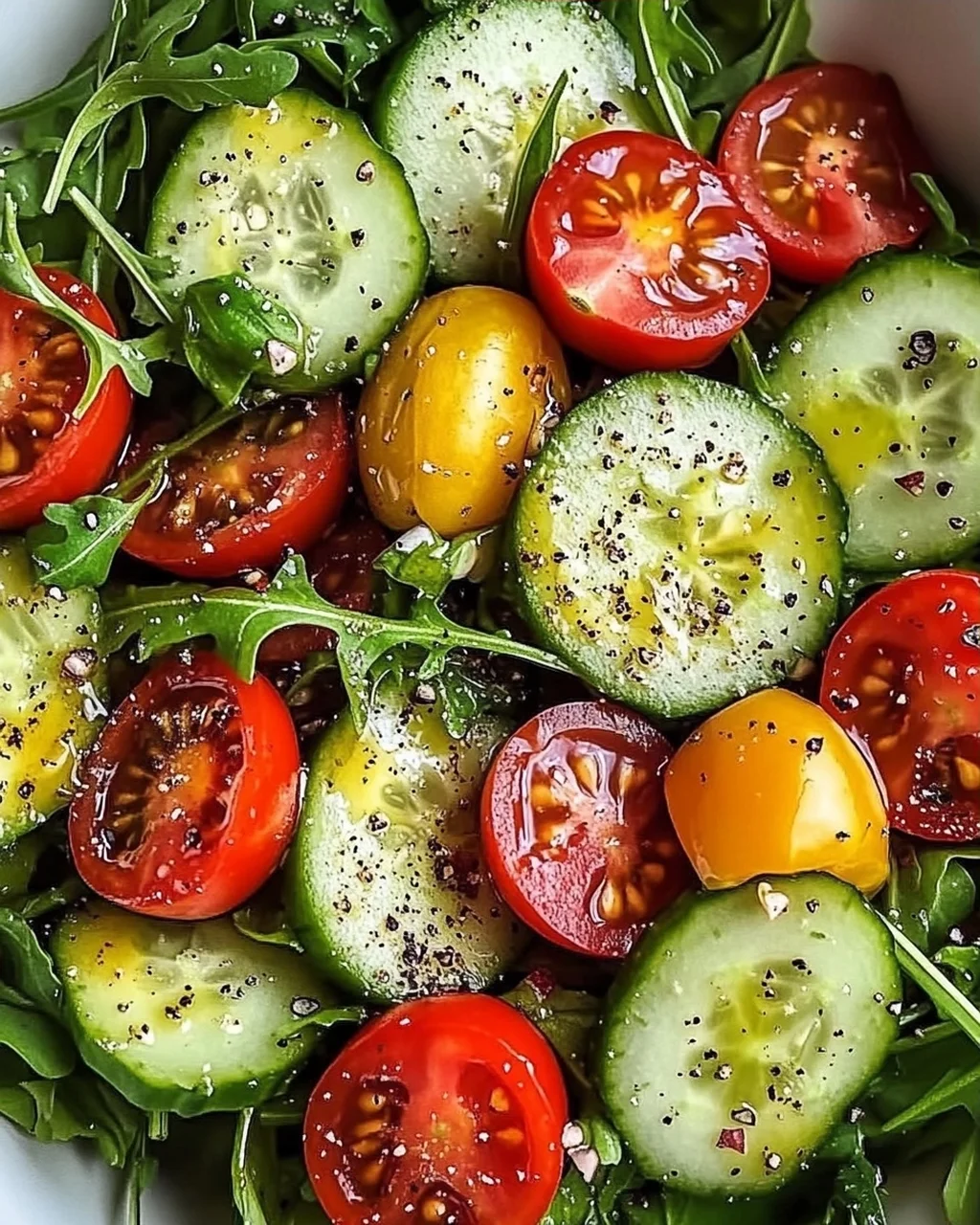 Salade Délicieuse pour Dégonfler le Ventre et Perdre du Poids Rapidement