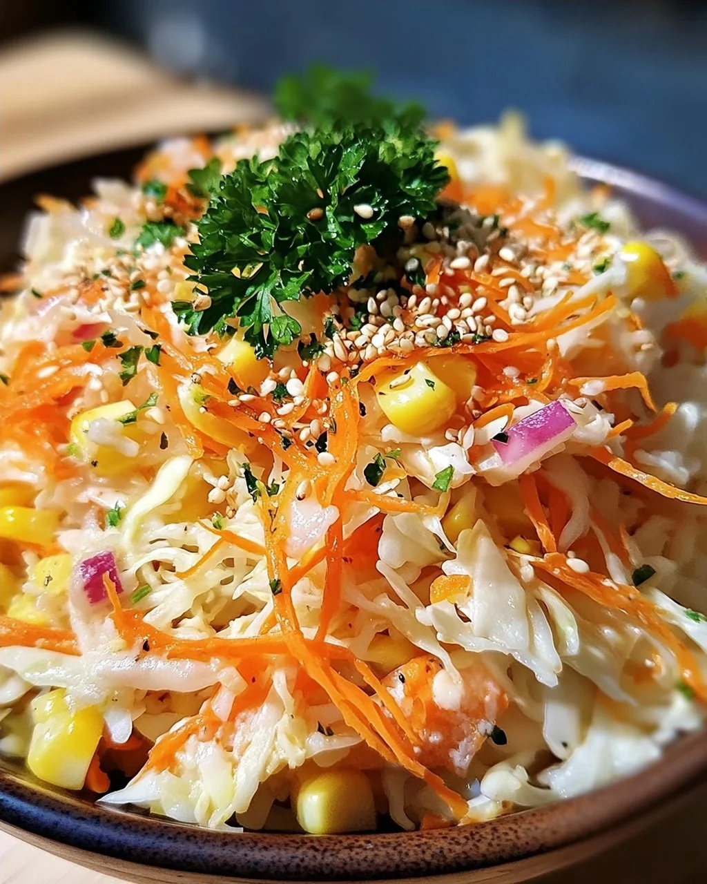 Salade Japonaise Kani (Salade de Crabe Imitation)