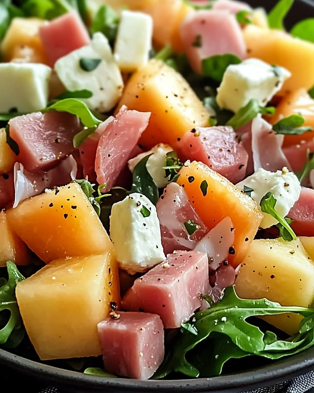 Salade Melon et Jambon Cru aux Deux Fromages : Un Délice Estival