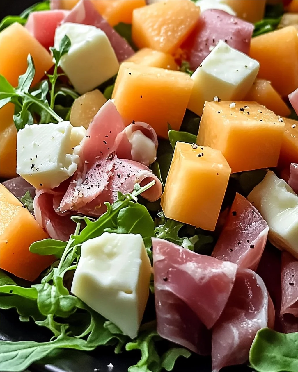 Salade Melon et Jambon Cru aux Deux Fromages : Un Délice Estival