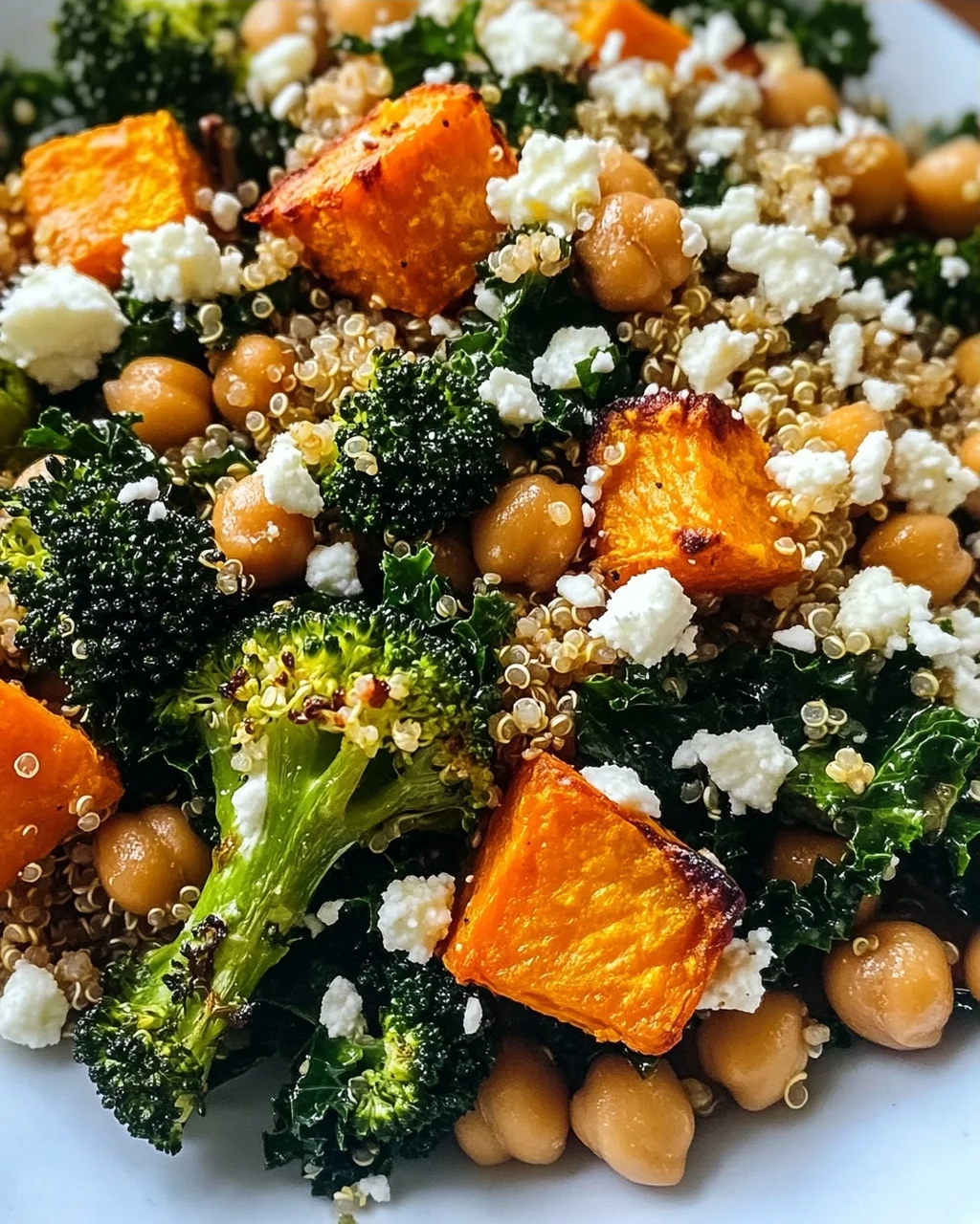 Salade de quinoa au brocoli rôti