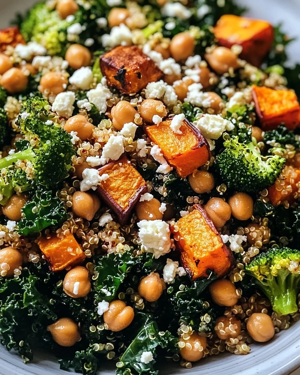 Salade de quinoa au brocoli rôti