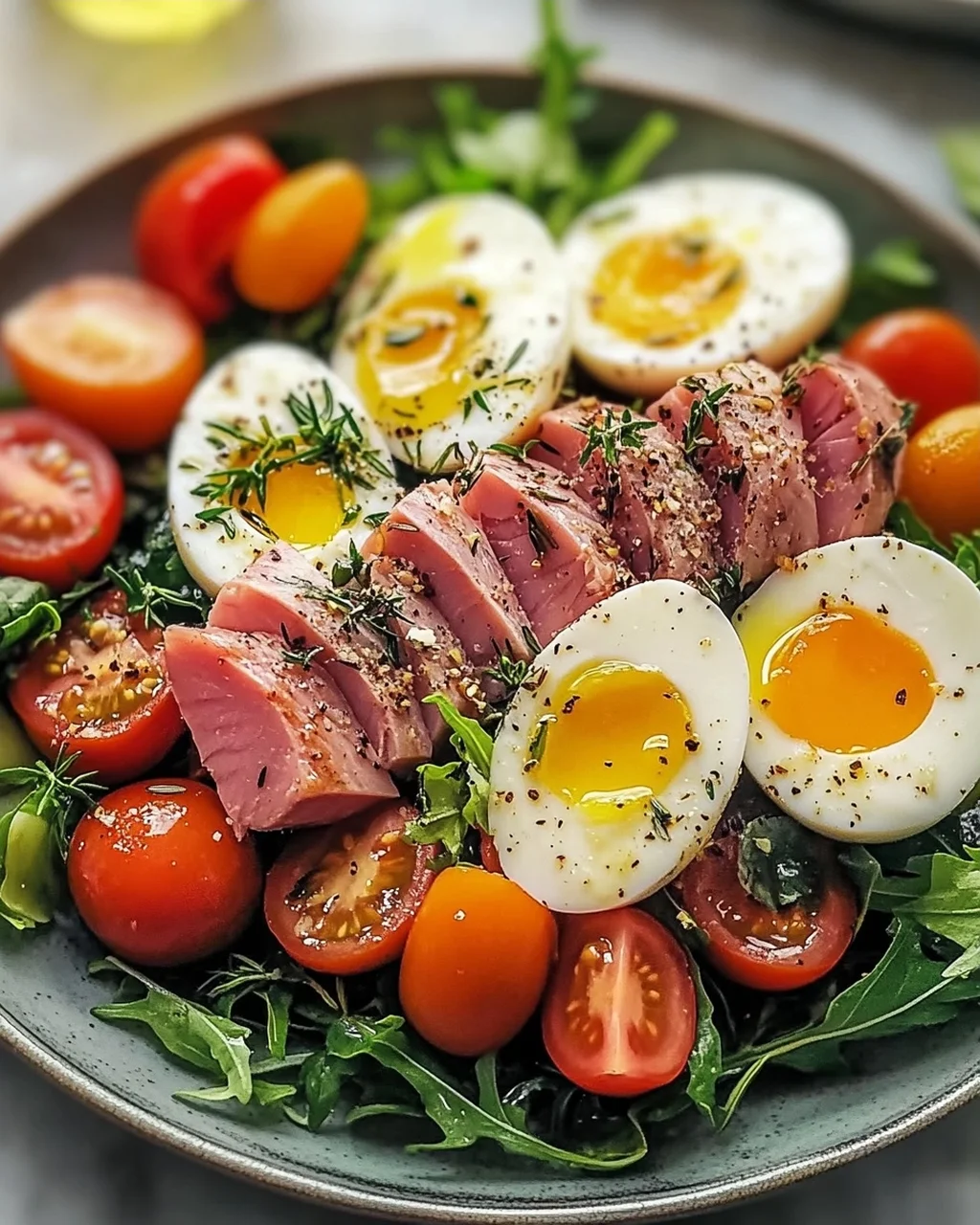 Salade niçoise traditionnelle