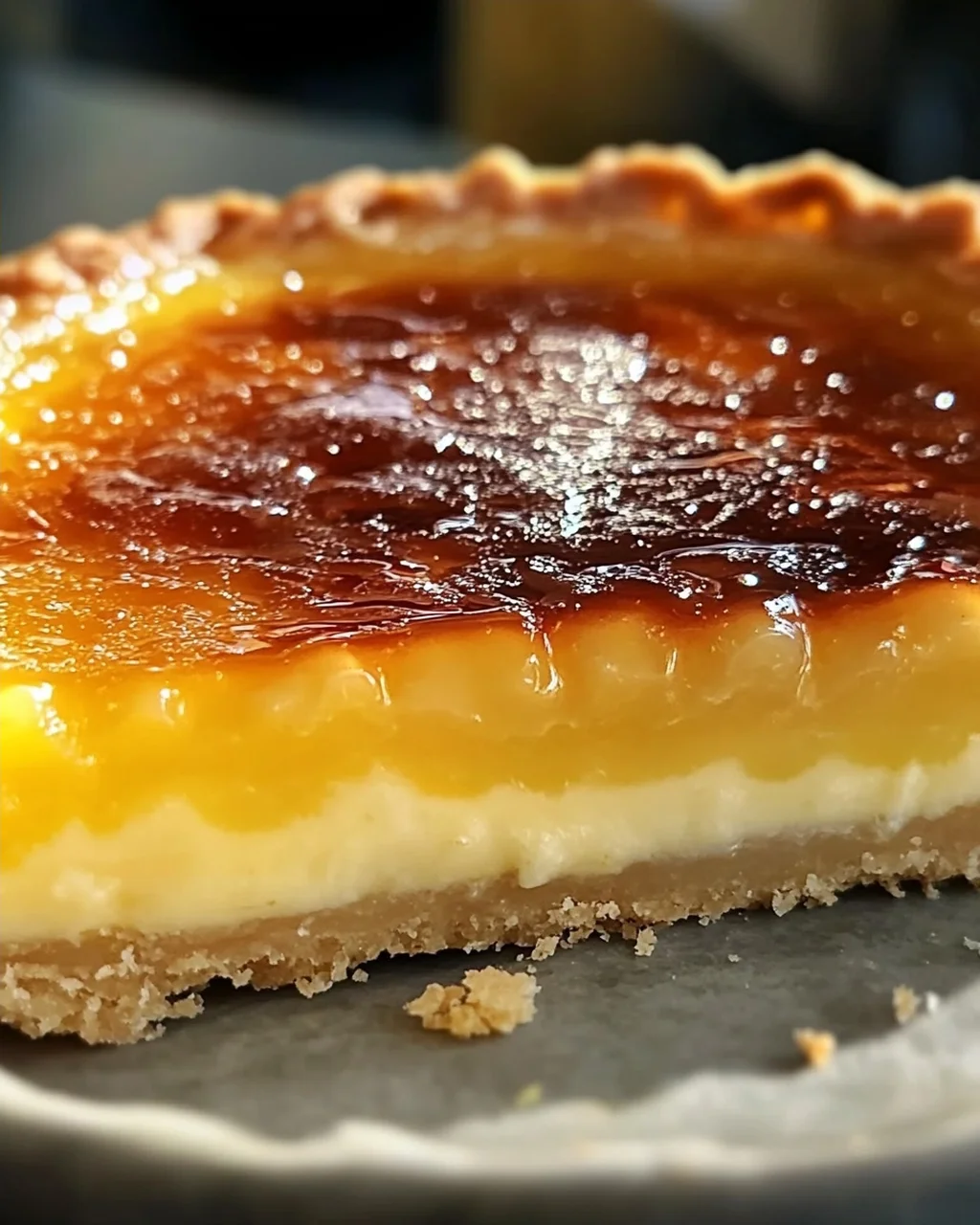 Succombez à la Délicieuse Tarte Crème Brûlée Citron Maison