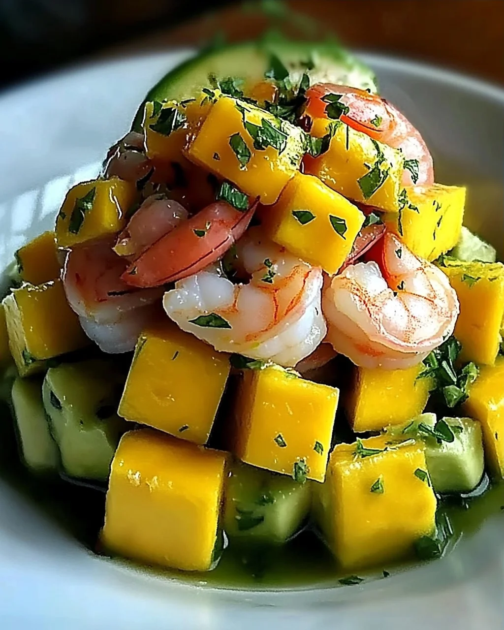 Tartare crevettes, avocat et mangue : le délice estival à savourer