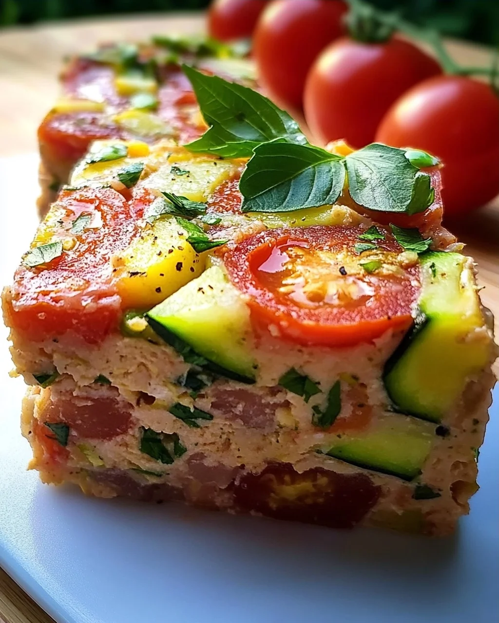 Terrine de thon froide aux légumes d'été