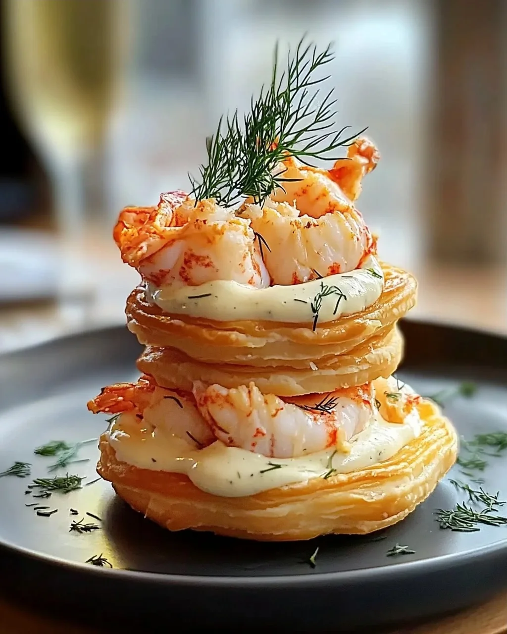Vol-au-vent homard élégant : un délice crémeux irrésistible